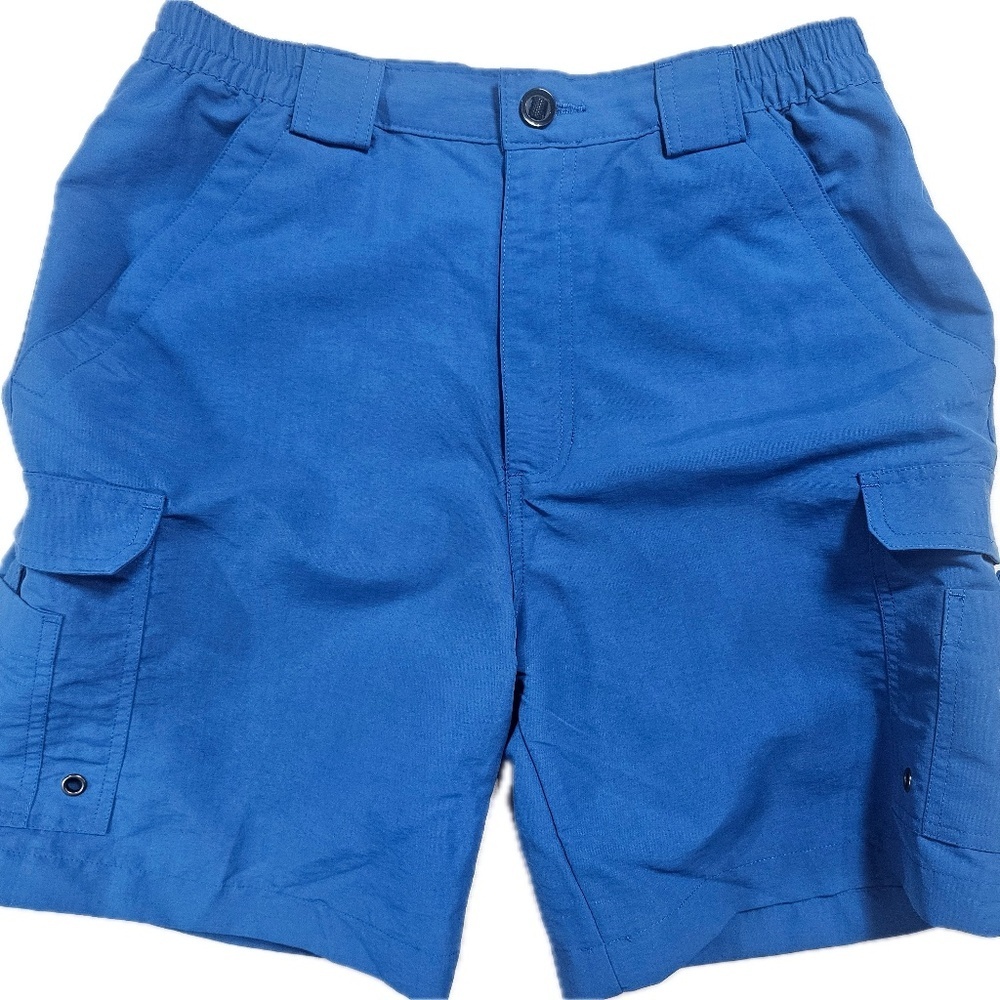 Reel Legends Shorts Mens Small Blue Casual Outdoor Summer‎ Trendy Everyday Wear